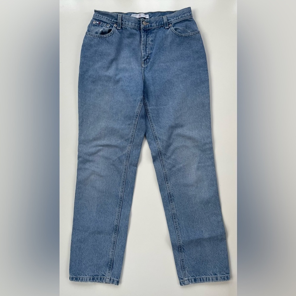 VINTAGE Tommy Hilfiger Women's Straight Fit Y2K High Rise Jeans Size 10